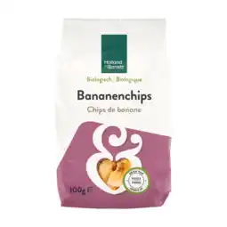 Holland & Barrett Holland & Barrett Bananenchips Bio - 100g aanbieding