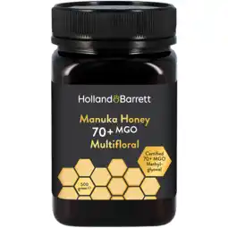 Holland & Barrett Holland & Barrett Manukahoning 70+ MGO Multifloraal - 500g aanbieding