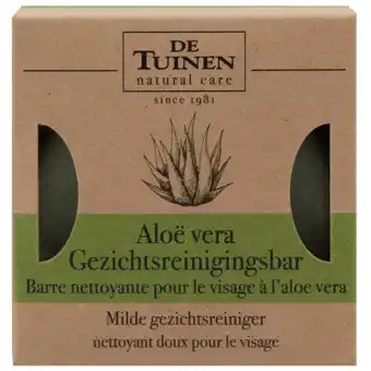Holland & Barrett De Tuinen Aloë Vera Gezichtsreinigingsbar - 60g aanbieding