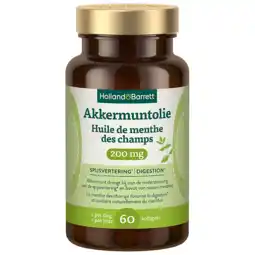 Holland & Barrett Holland & Barrett Akkermuntolie 200mg - 60 softgels aanbieding