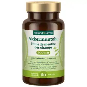 Holland & Barrett Holland & Barrett Akkermuntolie 200mg - 60 softgels aanbieding