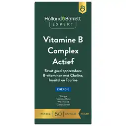 Holland & Barrett Holland & Barrett Expert Vitamine B Complex Actief - 60 capsules aanbieding