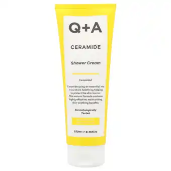 Holland & Barrett Q+A Ceramide Shower Cream - 250ml aanbieding