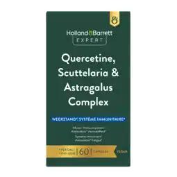 Holland & Barrett Holland & Barrett Expert Quercetine, Scuttelaria & Astragalus Complex - 60 capsules aanbieding