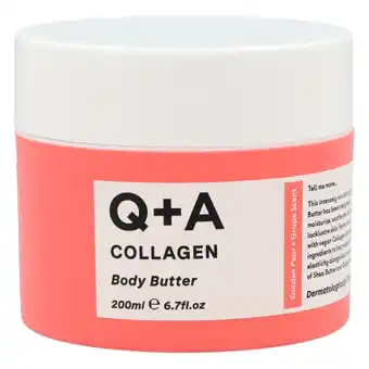 Holland & Barrett Q+A Collagen Body Butter aanbieding