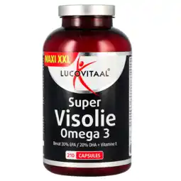 Holland & Barrett Lucovitaal Super Visolie Omega 3-6 - 210 capsules aanbieding