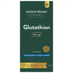 Holland & Barrett Holland & Barrett Expert Glutathion 350mg Liposomaal - 60 capsules aanbieding