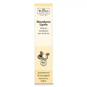Holland & Barrett De Tuinen Macadamia Lipolie - 2.8ml aanbieding