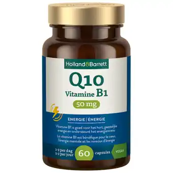 Holland & Barrett Holland & Barrett Q10 Vitamine B1 50mg - 60 capsules aanbieding