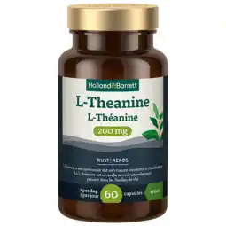 Holland & Barrett Holland & Barrett L-Theanine 200mg - 60 capsules aanbieding