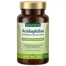 Holland & Barrett Holland & Barrett Pre en Probiotica 20 Miljard - 60 capsules aanbieding