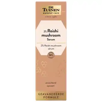Holland & Barrett De Tuinen Reishi Mushroom Serum 2% - 30ml aanbieding