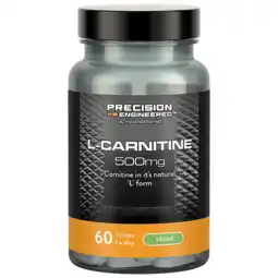 Holland & Barrett Precision Engineered L-Carnitine 500mg - 60 tabletten aanbieding