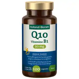 Holland & Barrett Holland & Barrett Q10 Vitamine B1 50mg - 120 capsules aanbieding