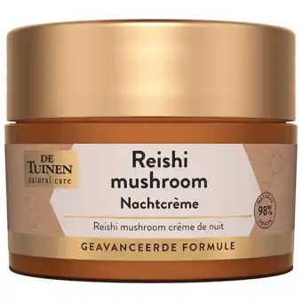 Holland & Barrett De Tuinen Reishi Mushroom Nachtcrème - 50ml aanbieding