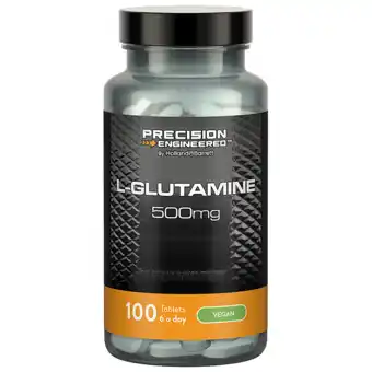 Holland & Barrett Precision Engineered L-Glutamine 500mg - 100 tabletten aanbieding