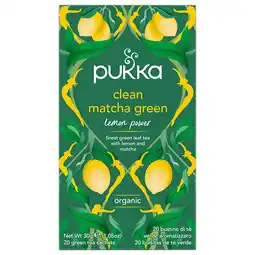 Holland & Barrett Pukka Clean Matcha Green Bio (20 Theezakjes) aanbieding