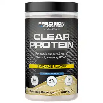 Holland & Barrett Precision Engineered Clear Whey Isolate Protein Limonadesmaak - 364g aanbieding
