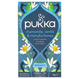 Holland & Barrett Pukka Chamomile Vanilla Manuka Bio (20 Theezakjes) aanbieding
