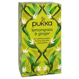 Holland & Barrett Pukka Lemongrass Ginger Bio (20 Theezakjes) aanbieding