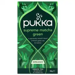 Holland & Barrett Pukka Supreme Matcha Bio (20 Theezakjes) aanbieding