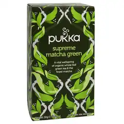 Holland & Barrett Pukka Supreme Matcha Bio (20 Theezakjes) aanbieding