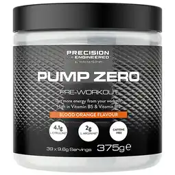 Holland & Barrett Precision Engineered Pump Zero Pre-Workout Bloedsinaasappelsmaak - 375g aanbieding