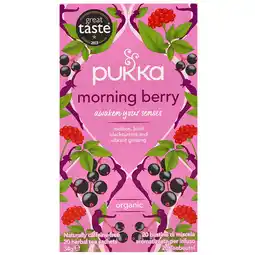 Holland & Barrett Pukka Morning Berry - 20 theezakjes aanbieding