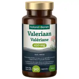 Holland & Barrett Holland & Barrett Valeriaan Poeder 450mg - 90 capsules aanbieding