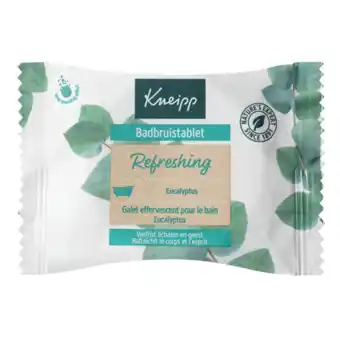 Holland & Barrett Kneipp Badbruistablet Eucalyptus - 1 tablet aanbieding