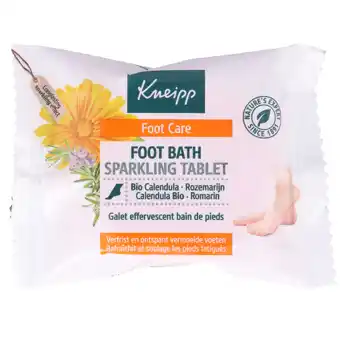 Holland & Barrett Kneipp Voetbadbruistablet Calendula Rozemarijn - 1 tablet aanbieding