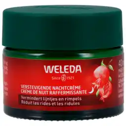 Holland & Barrett Weleda Verstevigende Nachtcrème Granaatappel & Maca - 40ml aanbieding