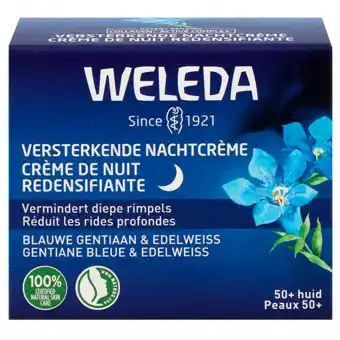 Holland & Barrett Weleda Blauwe Gentiaan & Edelweiss Nachtcrème - 40ml aanbieding