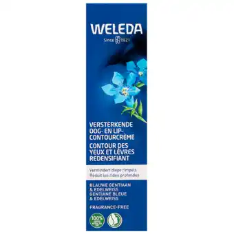 Holland & Barrett Weleda Blauwe Gentiaan & Edelweiss Oog- en Lipcontourcrème - 10ml aanbieding