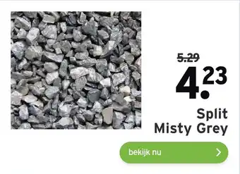 GAMMA Split misty grey aanbieding