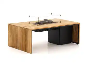 Kees Smit Cosibridge lounge vuurtafel 140x80x50m aanbieding