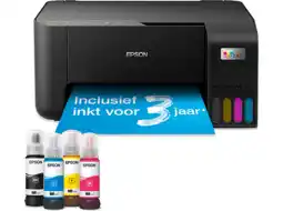 MediaMarkt Epson Ecotank Et-2865 - Printen Kopiëren En Scannen Inkt All-in-one-printer Zwart aanbieding