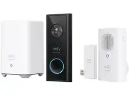 MediaMarkt Eufy Battery Set Chime + Slimme Deurbel Zwart aanbieding