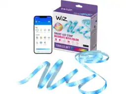 MediaMarkt WIZ Rgb 10 M Muzieksynchronisatie Ledstrip Wit aanbieding