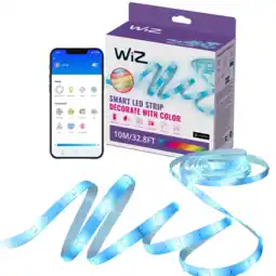 MediaMarkt WIZ Rgb 10 M Muzieksynchronisatie Ledstrip Wit aanbieding