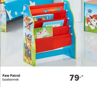 Baby & Tiener Paw Patrol boekenrek aanbieding