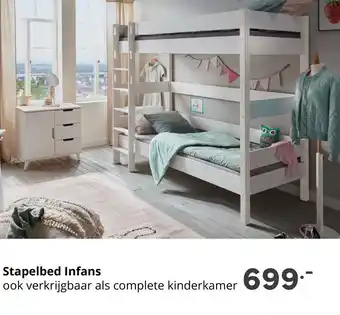 Baby & Tiener Stapelbed Infans aanbieding