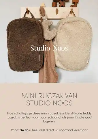 Baby & Tiener Mini Rugzak Van Studio Noos aanbieding