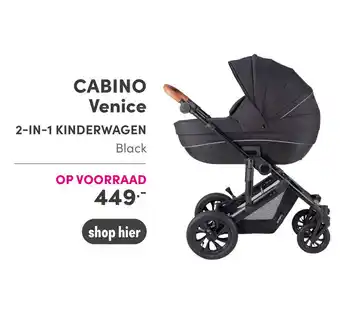 Baby & Tiener Cabino Venice 2-In-1 Kinderwagen aanbieding