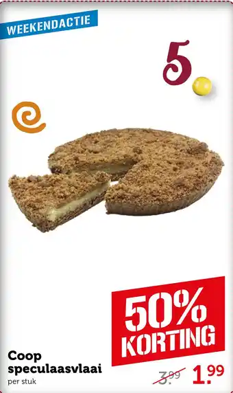 Coop Coop speculaasvlaai aanbieding