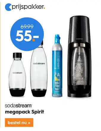 Blokker sodastream megapack Spirit aanbieding