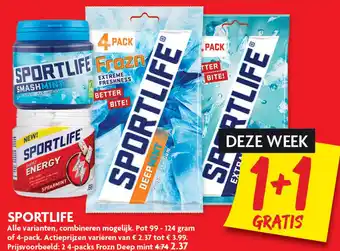 Dekamarkt SPORTLIFE aanbieding