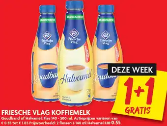 Dekamarkt FRIESCHE VLAG KOFFIEMELK aanbieding