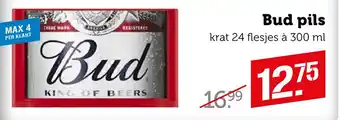 Coop Bud pils aanbieding