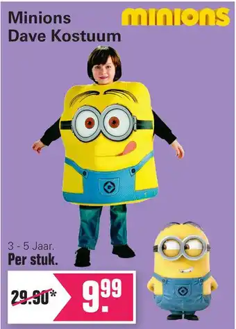 De Online Drogist Minions Dave Kostuum aanbieding